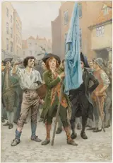 Charles Green, Barnaby Rudge Helping Lead the Gordon Riots
