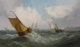 George Chambers, Fishing Boats off Ramsgate