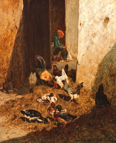 Philibert Leon Couturier, The Hen House