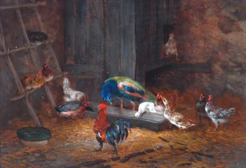 Philibert Leon Couturier, A Poultry Yard