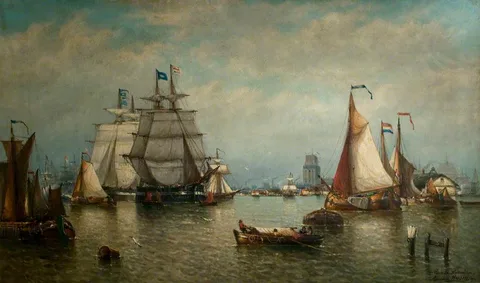 Auguste Musin, Rotterdam Harbour, The Netherlands
