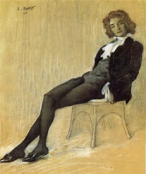 Léon Bakst, Portrait of inaida Gippius