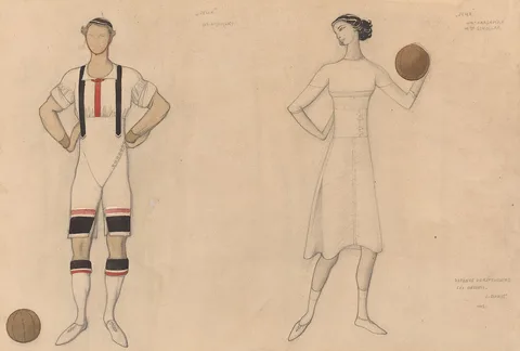 Léon Bakst, Costume Study for "Jeux"