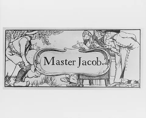 Howard Pyle, Master Jacob, for "The Wonder Clock"