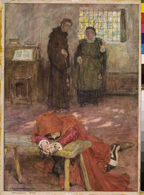 William Hatherell, Illustration to Romeo and Juliet Act III, Sc III