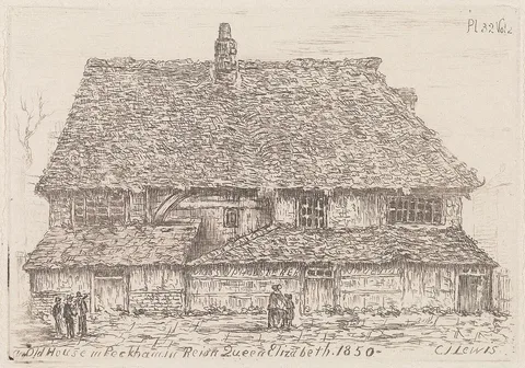 Charles James Lewis, Old House in Peckham in Reigh Queen Elizabeth