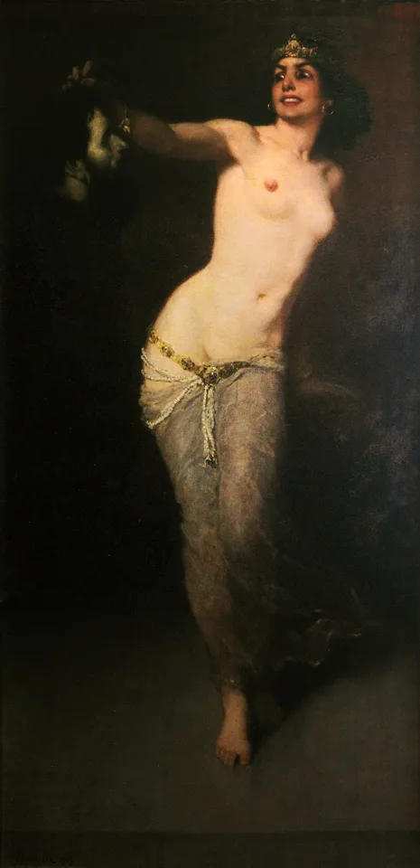 Gyula Éder, Salomé holding the severed head of John the Baptist