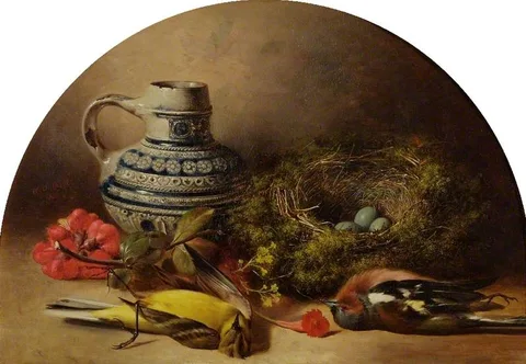 William Duffield, Still Life with Bird's Nest