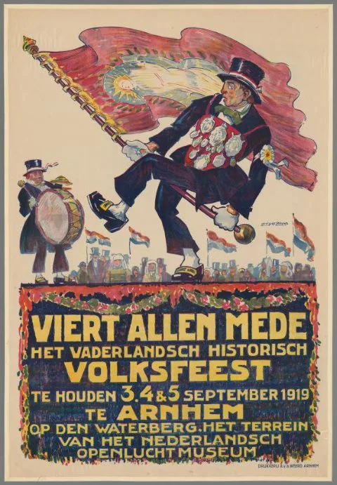 Louis de Leeuw, Viert allen mede het vaderlandsch historisch volksfeest te houden 3, 4, 5 september 1919 te Arnhem (...)