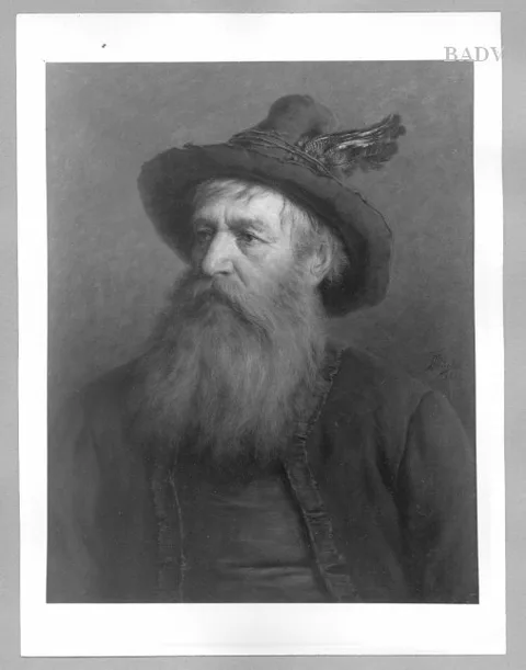 Josef Büche, head of a peasant