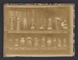 Arthur Craco, Photograph of an Art Nouveau vase display by Arthur Craco