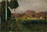 Adolf Gustav Ditscheiner, Burg Hohensalzburg mit Gaisberg