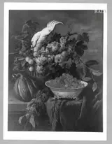 Ludwig Adam Kunz, Still- life with a parrot