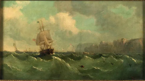 John James Wilson, A ship off a high coast