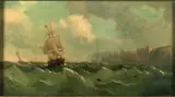 John James Wilson, A ship off a high coast