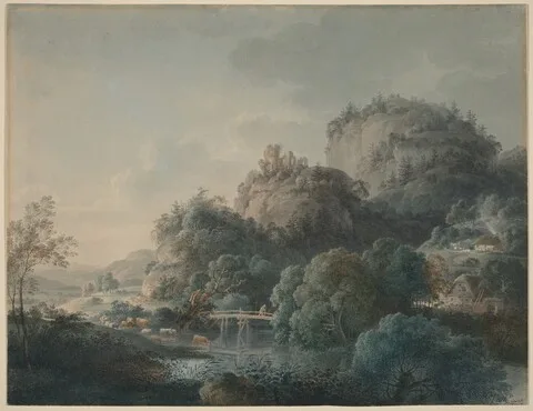 Philipp Veith, The Ruins of the Monastery of Oybin in the Zittau Mountains