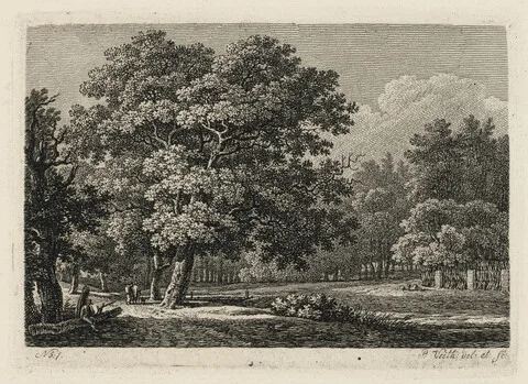 Philipp Veith, Grove of Trees by the Fish House, near Dresden