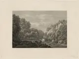 Philipp Veith, The Lochmühle in the Liebethal, in "Saxon Switzerland"