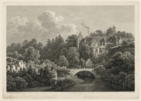 Philipp Veith, The Castle of Lohmen