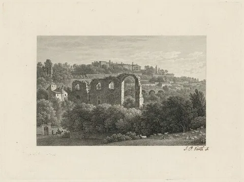 Philipp Veith, The Capuchin Monastery, above the Villa of the Emperor