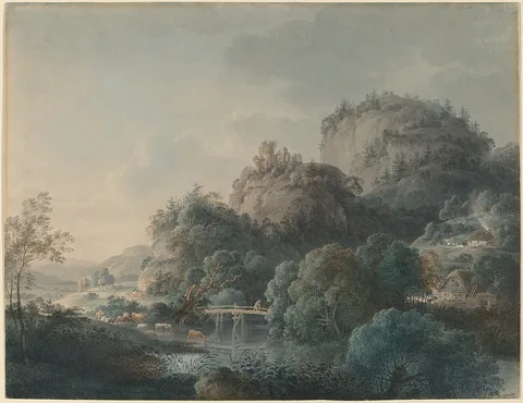 Philipp Veith, The Ruins of the Monastery of Oybin in the Zittau Mountains