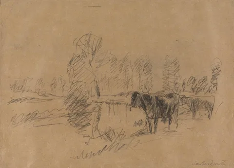 Mark Fisher, Cattle in a Landscape