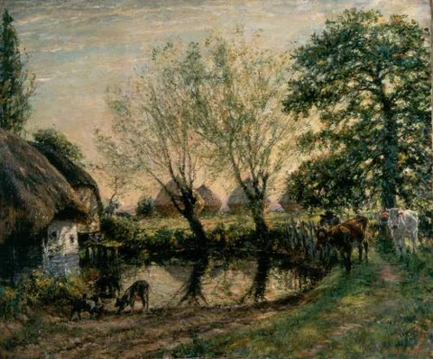 Mark Fisher, The Back Of The Farm - Evening