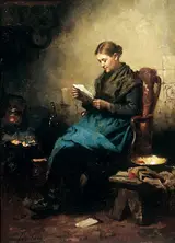 Johannes Weiland, Young Girl Reading
