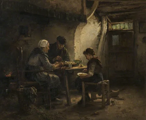 Johannes Weiland, Midday Meal