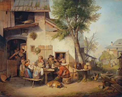 Ignaz Raffalt, In Front of the Village Inn