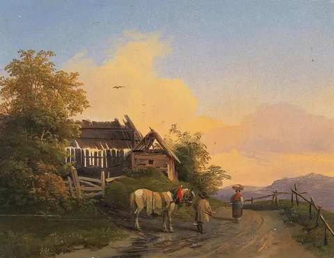 Ignaz Raffalt, Returning Home at Dusk