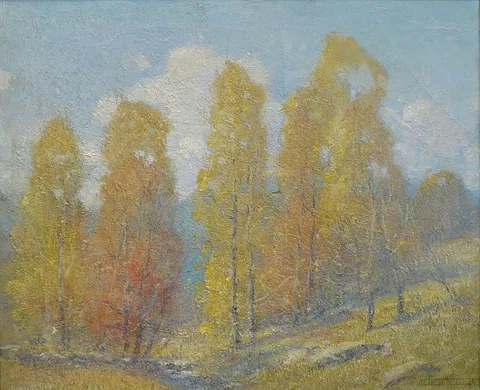 Ernest Albert, Tall Trees in Autumn