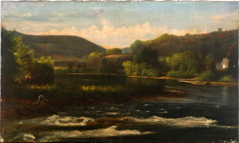 Nelson Augustus Moore, Fishing Scene