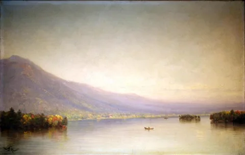 Nelson Augustus Moore, Evening, Lake George