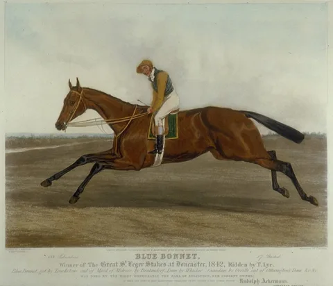 John Harris, 'Blue Bonnet', Winner of the Great St. Leger Stakes at Doncaster, 1842