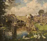 Frederick Hall, Preparing for Sheep Washing