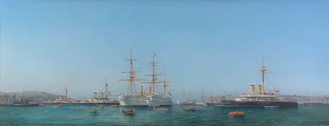Girolamo Gianni, The Mediterranean Squadron, 1886-89, Admiral HRH The Duke of Edinburgh, Commander-in-Chief