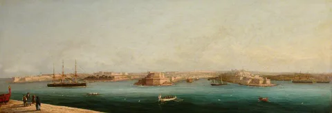 Girolamo Gianni, Grand Harbour: The Three Cities from Valletta
