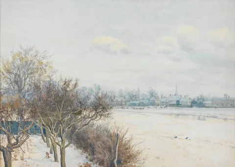 William Fraser Garden, Winter In The Ouse Valley