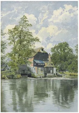 William Fraser Garden, Houghton Mill, Huntingdon, Cambridgeshire