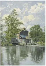 William Fraser Garden, Houghton Mill, Huntingdon, Cambridgeshire