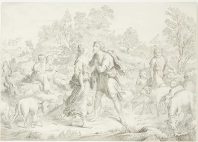 August Richter, Jacob and Rachel