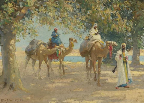 Frank Dean, British desert caravan