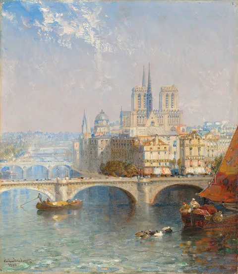 Arthur Joseph Meadows, Paris with Notre Dame
