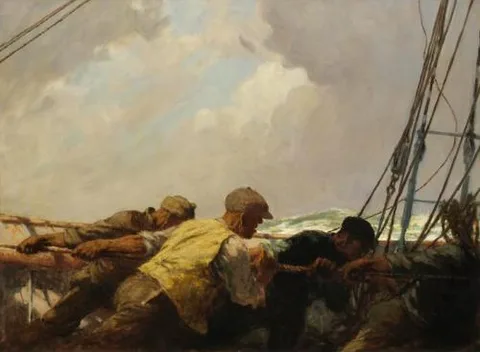 Arthur Briscoe, Hauling the Mainsail