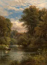 Alfred Augustus Glendening, Sr., On the Thames