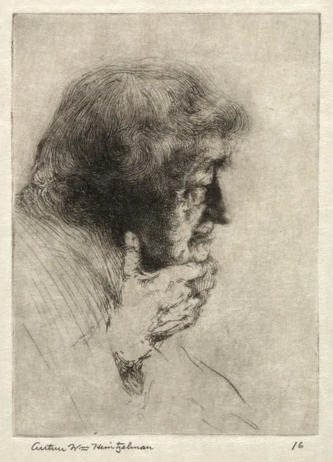 Arthur William Heintzelman, Old Man Thinking
