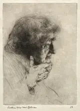 Arthur William Heintzelman, Old Man Thinking