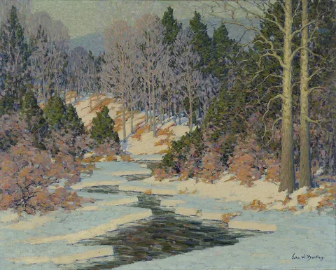 John W. Bentley, Winter in the Catskill Mountains