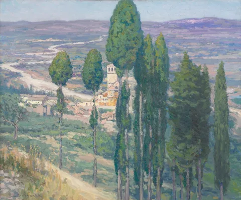 Frederick C. Gottwald, The Umbrian Valley, Italy